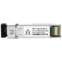 Модуль ALISTAR SFP-10G-LR-BX-U SFP+ 10G BASE-BX 1SM WDM LC 20KM TX1270/RX1330nm DOM