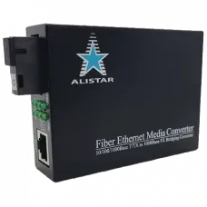 Медиаконвертор ALISTAR X5G 1G 10/100/1000BASE-T RJ-45 - 1000BASE-LX 1SM WDM SC 20KM TX1550/RX1310nm