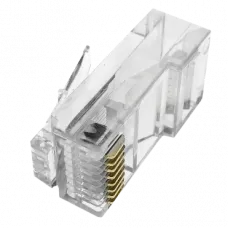 Конектор (100 шт/уп.) Merlion RJ-45 8P8C UTP Cat-5 Q100 Brown