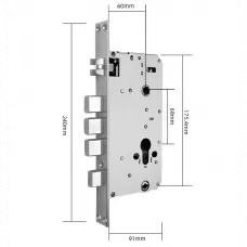 Врізна частина з автозакриттям SEVEN LOCK 6068