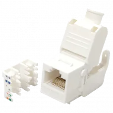 Модуль соединительный без инструмента LW KeyStone RJ45 UTP Slim