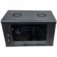 Шафа скло чорне EServer 6U