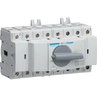 Перемикач модульний трьохпозиційний I-0-II до 35мм2, 4п 80А Hager HIM408