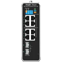 Комутатор 8 портів керований Ruijie Reyee RG-NIS2100-8GT2SFP-HP PoE++