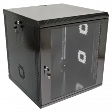 Шафа акрилове скло чорна 19"12U, 600х600х640 мм