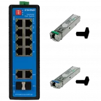 Комплект Ewind EW-PIS1712-8FE + SFP-1.25G-20KM-TX/RX