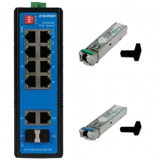 Комплект Ewind EW-PIS1712-8FE + SFP-1.25G-20KM-TX/RX