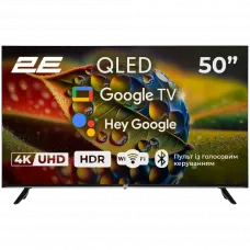 Телевізор 2E 50A77Q 50" дюймів 3840x2160 QLED Google TV