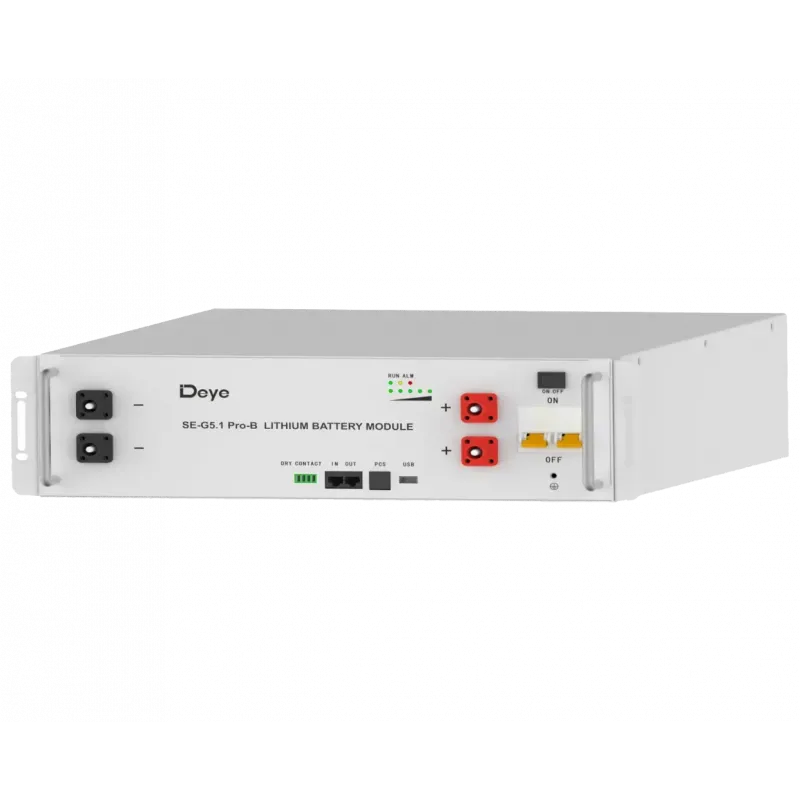 Літієва акумуляторна батарея Deye SE-G5.1 Pro-B 51.2В 100А•ч 100А
