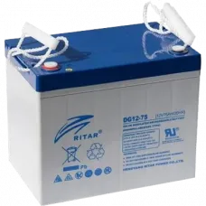 Аккумуляторная батарея RITAR DG12-75 12V 75Ah