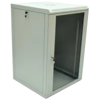 Шафа 19"18U 600x600x907 акриловое стекло серое