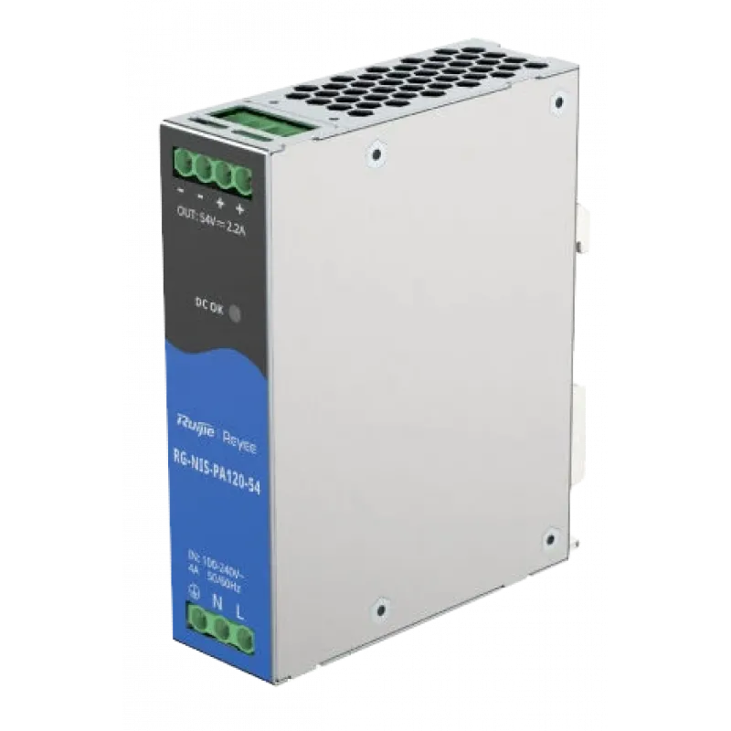 Блок живлення Ruijie RG-NIS-PA120-54 AC/DC 54В 2.2А 120 Вт на DIN-рейке