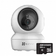 Комплект камера + карта пам'яті Ezviz H6c + Hikvision HS-TF-L2/32G