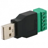 Роз'єм USB (5 контактов) с клеммами под кабель