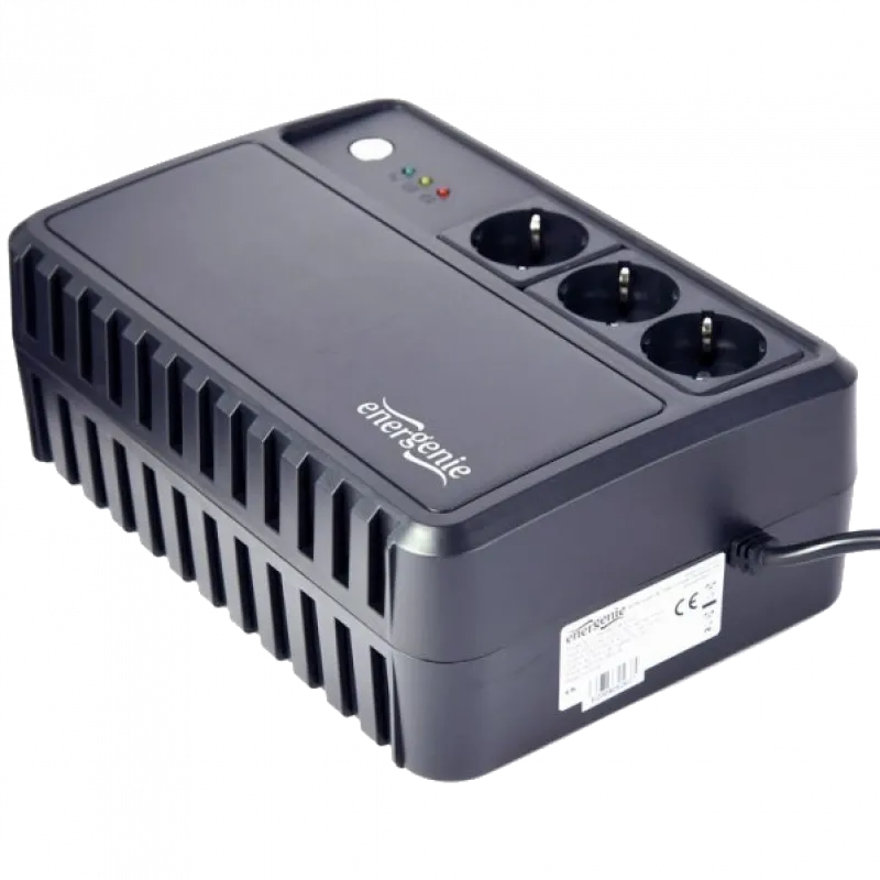Джерело безперебійного живлення EnerGenie EG-UPS-3SDT800-01 800ВA аппроксимированная синусоида