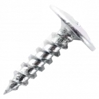 Саморіз APRO 4,2х16 с пресс-шайбой острый цинк белый (пач 200шт)