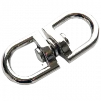 Вертлюг нікельований петля-петля APRO 4.5мм (20шт)