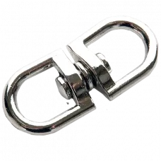 Вертлюг нікельований петля-петля APRO 4.5мм (20шт)