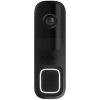 Відеодзвінок Ajax Doorbell black RAL 9005