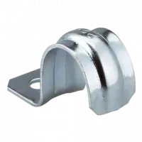 Скоба оцинкована однолапкова СMM-20 d24-26мм (пак 50шт)