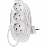 Мережевий подовжувач EMOS P0321R 3 розетки 1.5 м