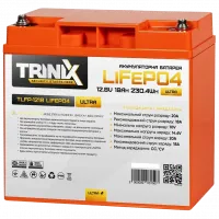 Літієва акумуляторна батарея TRINIX TLFP-1218 Ultra 18А•г 12В