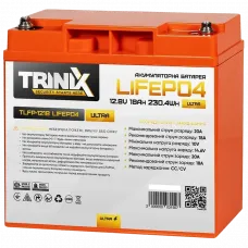 Літієва акумуляторна батарея TRINIX TLFP-1218 Ultra 18А•г 12В