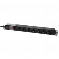 Блок розеток Trinix TRX-PDU/8M-16А Black