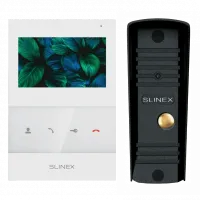 Комплект відеодомофону Slinex SQ-04 White + ML-16HR (черный)
