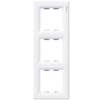 Рамка 3-місна вертикальна біла Schneider Electric ASFORA