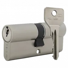 Циліндр CISA C2000 70 (35*35) нікель матовий 3 ключі