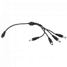 Дільник живлення DC-F => 4xDC-M (D 5,5x2,5мм) 40см