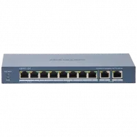 Комутатор 8 портів некерований Hikvision DS-3E0310HP-E(C) POE