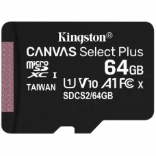 Карта пам'яті Kingston microSDXC 64GB (SDCS2/64GBSP)