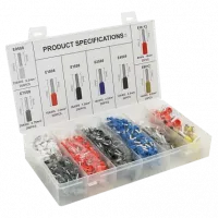 Набір клем/наконечників 1300шт (E0508-200 E2508-250,E1008-300,E1508-250,E4009-50,E7508-200,E1012-25,E6012-25)