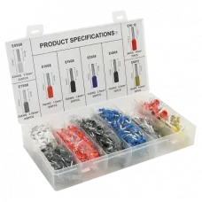 Набір клем/наконечників 1300шт (E0508-200 E2508-250,E1008-300,E1508-250,E4009-50,E7508-200,E1012-25,E6012-25)