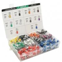Набір клем/наконечників 2000шт (E0508w-600 E2508b-250,E1008r-350,E1508bl-300,E4009gr-60,E7508gr-400,E6012y-40)
