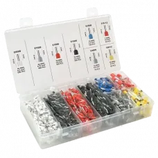 Набір клем/наконечників 1800шт (E0508w-550 E2508b-100,E1008r-350,E1508bl-300,E4009gr-70,E7508gr-400,E6012y-50,E1012r-30)