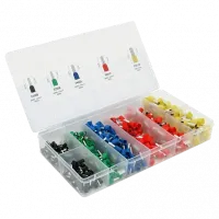 Набір клем/наконечників 450шт (E1508bl-100, E2508g-100, E4009b-100, E1012y-50)