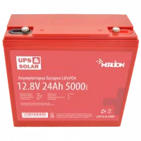 Літієва акумуляторна батарея Merlion LiFePO4 12.8В 24А•г