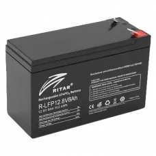 Літієва акумуляторна батарея Ritar LiFePO4 12.8В 8А•г