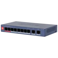 Комутатор 8 портів керований Dahua DH-CS4010-8GT-110-V2 PoE