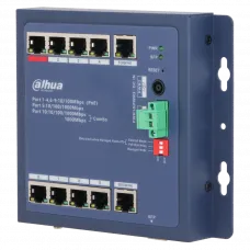 Комутатор 8 портів керований Dahua DH-CHS4110-8ET-90-F PoE