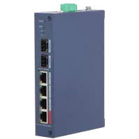 Комутатор 6 портів керований Dahua DH-CHS4206-4ET-90 PoE