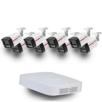 Dahua WizColor Kit - Buy and Try! (8х DH-IPC-HFW2449TL-S-PRO +1 х NVR2108-I2)