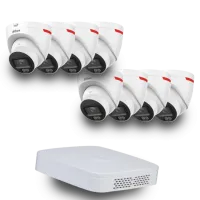 Dahua WizColor Kit - Buy and Try! (8х DH-IPC-HDW2449T-S-PRO +1 х NVR2108-I2)