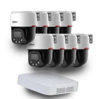 Dahua WizColor Kit - Buy and Try! (8х DH-SD2C400NA-B-PV-PRO +1 х NVR2108-I2)