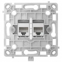 Механізм інтернет розетки Ajax OutletCore (LAN) white