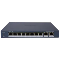 Комутатор 8 портів керований Hikvision DS-3E1510P-EIV2 POE