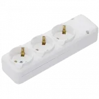 Колодка 3 гнізда із заземленням UEA